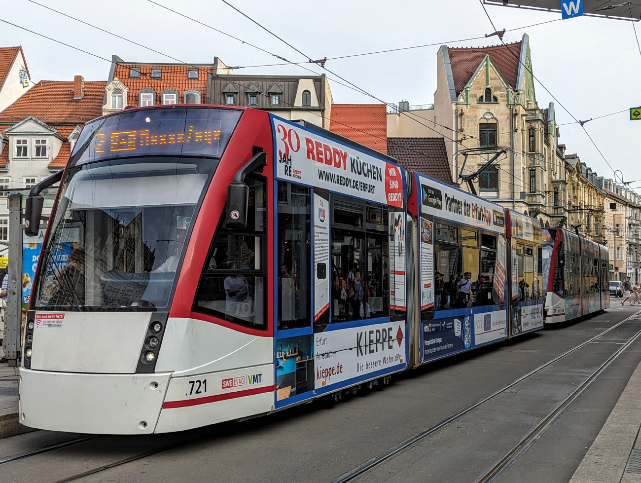Erfurt, Siemens Combino Classic № 721