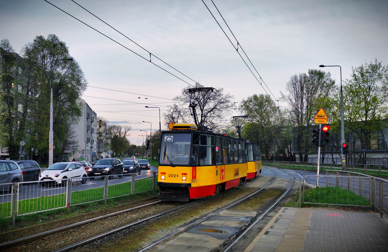 Варшава, Konstal 105N2k № 2024