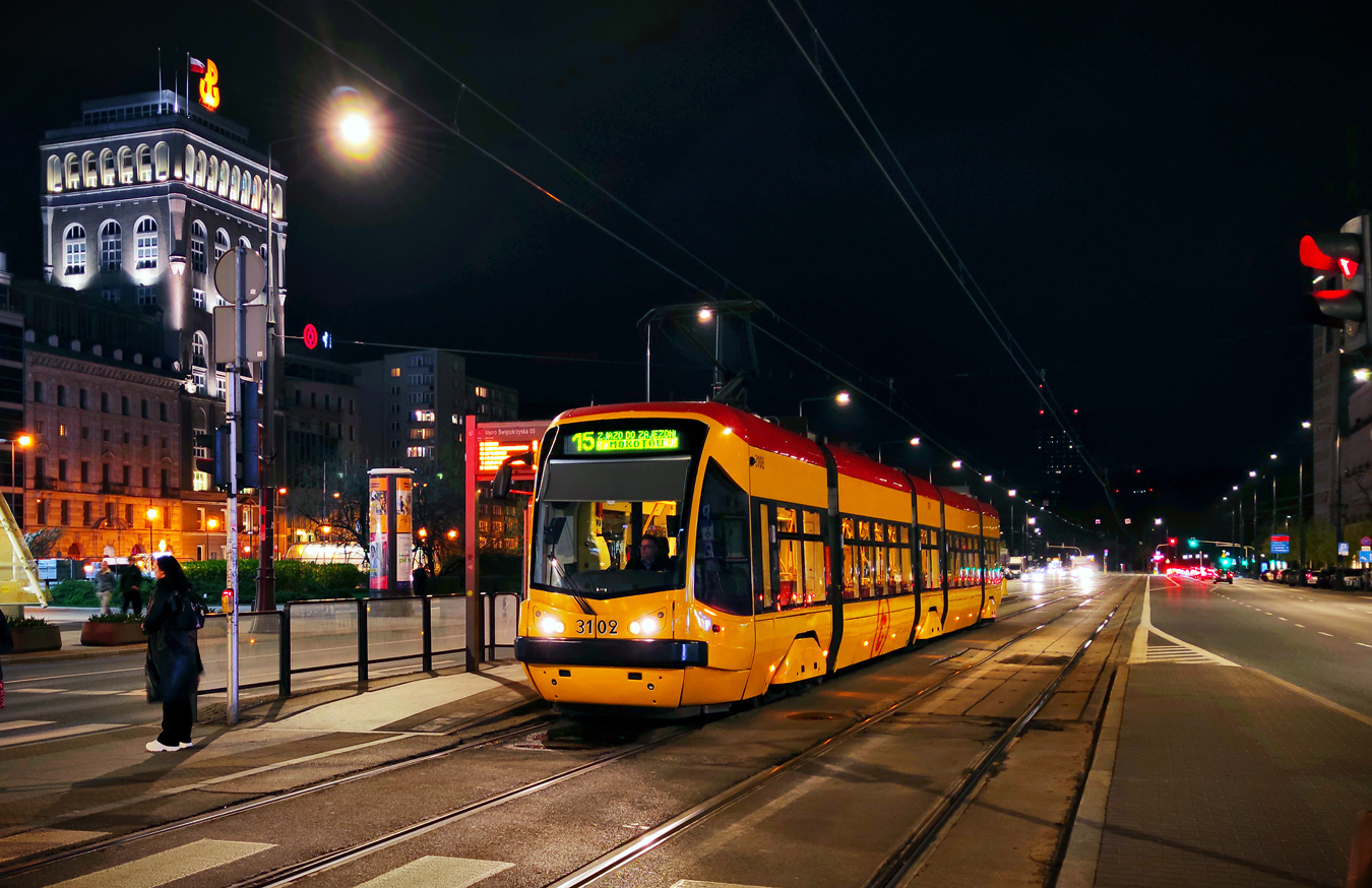 Варшава, PESA Tramicus 120N № 3102