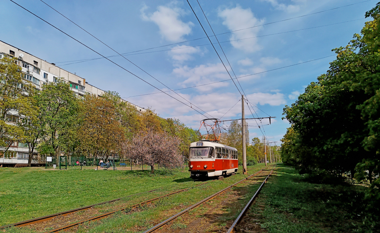 Харьков, Tatra T3SUCS № 416