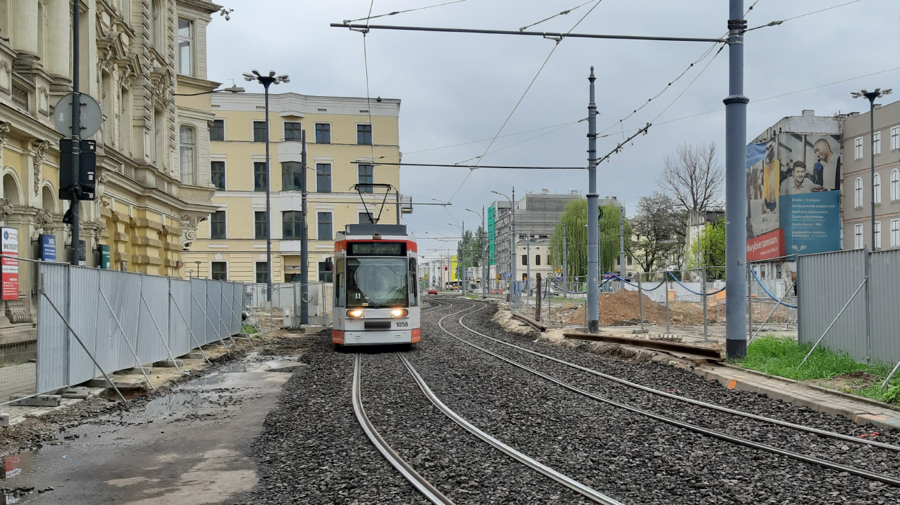 Łódź, Duewag MGT6D # 1058