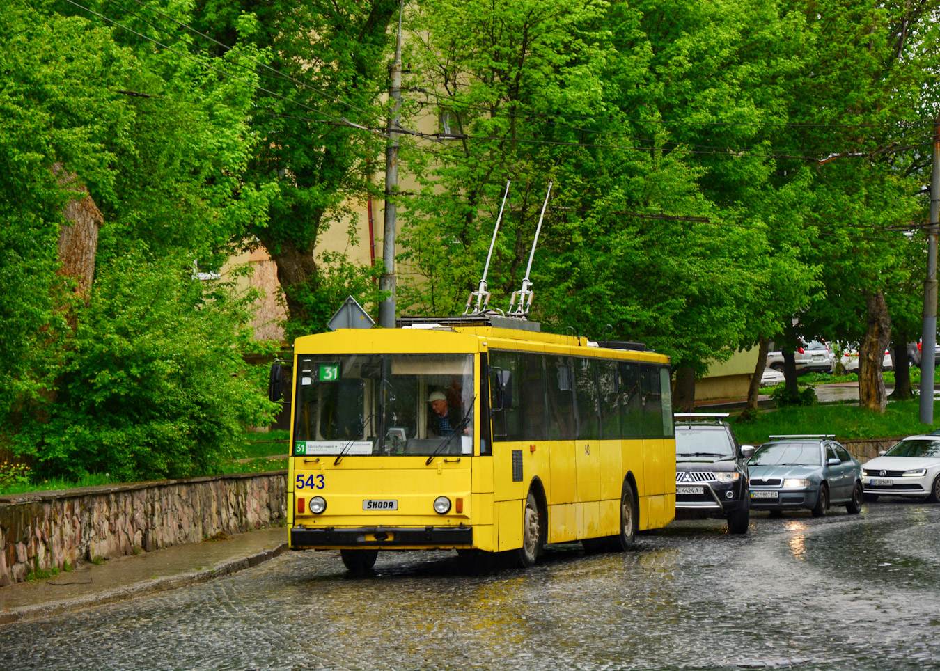 Львов, Škoda 14Tr89/6 № 543