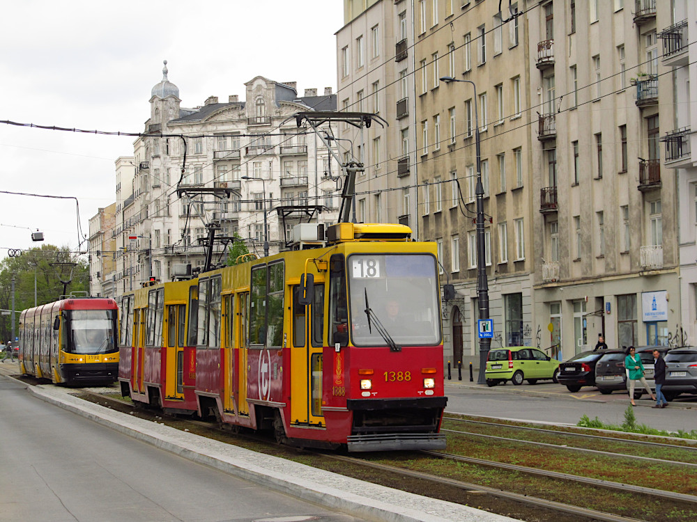 Варшава, Konstal 105Nb/e № 1388