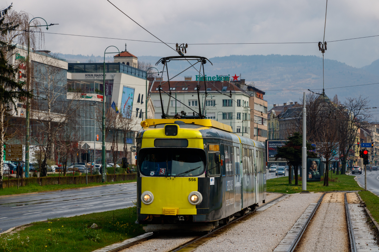 Сараево, Duewag GT8 № 556