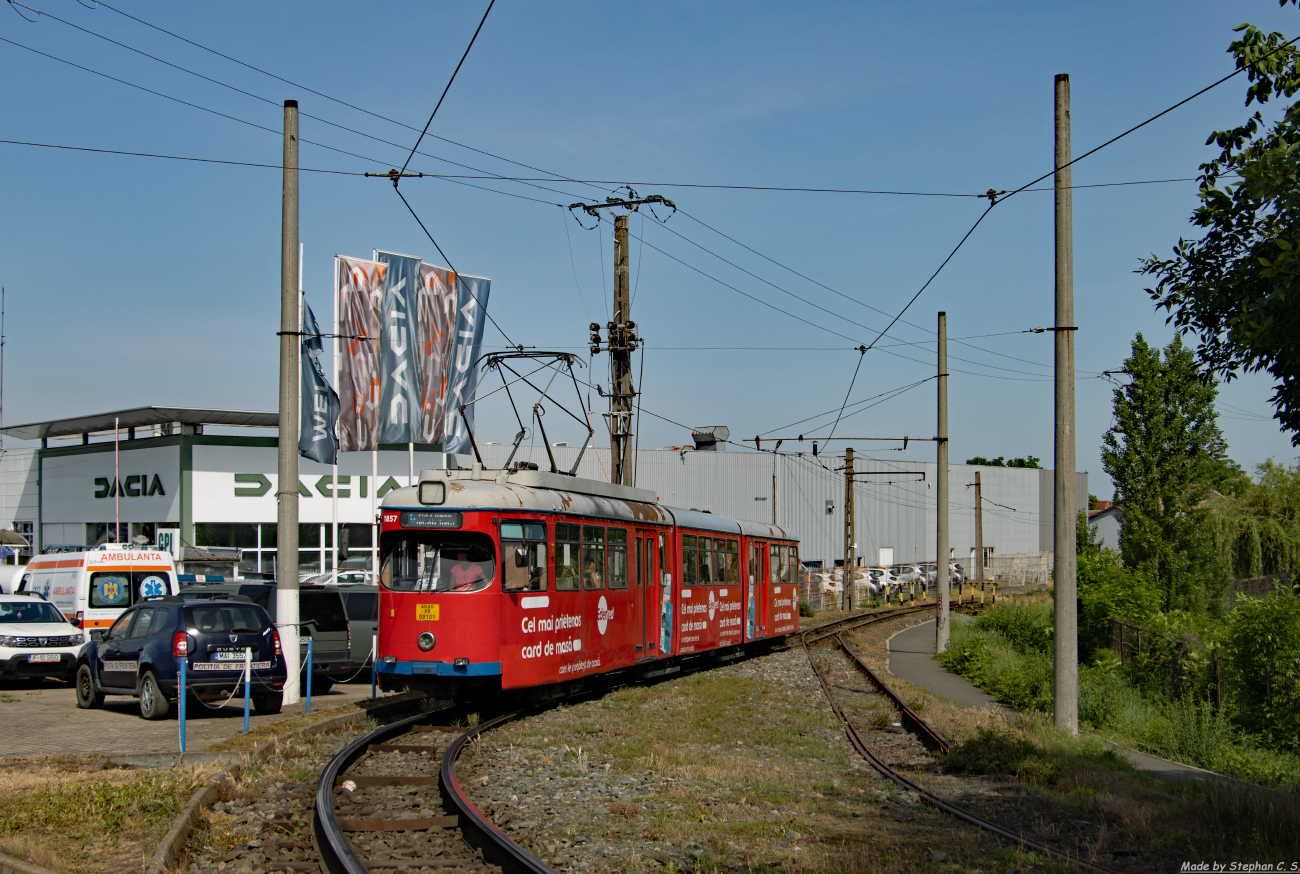 Арад, Duewag GT8 № 1857