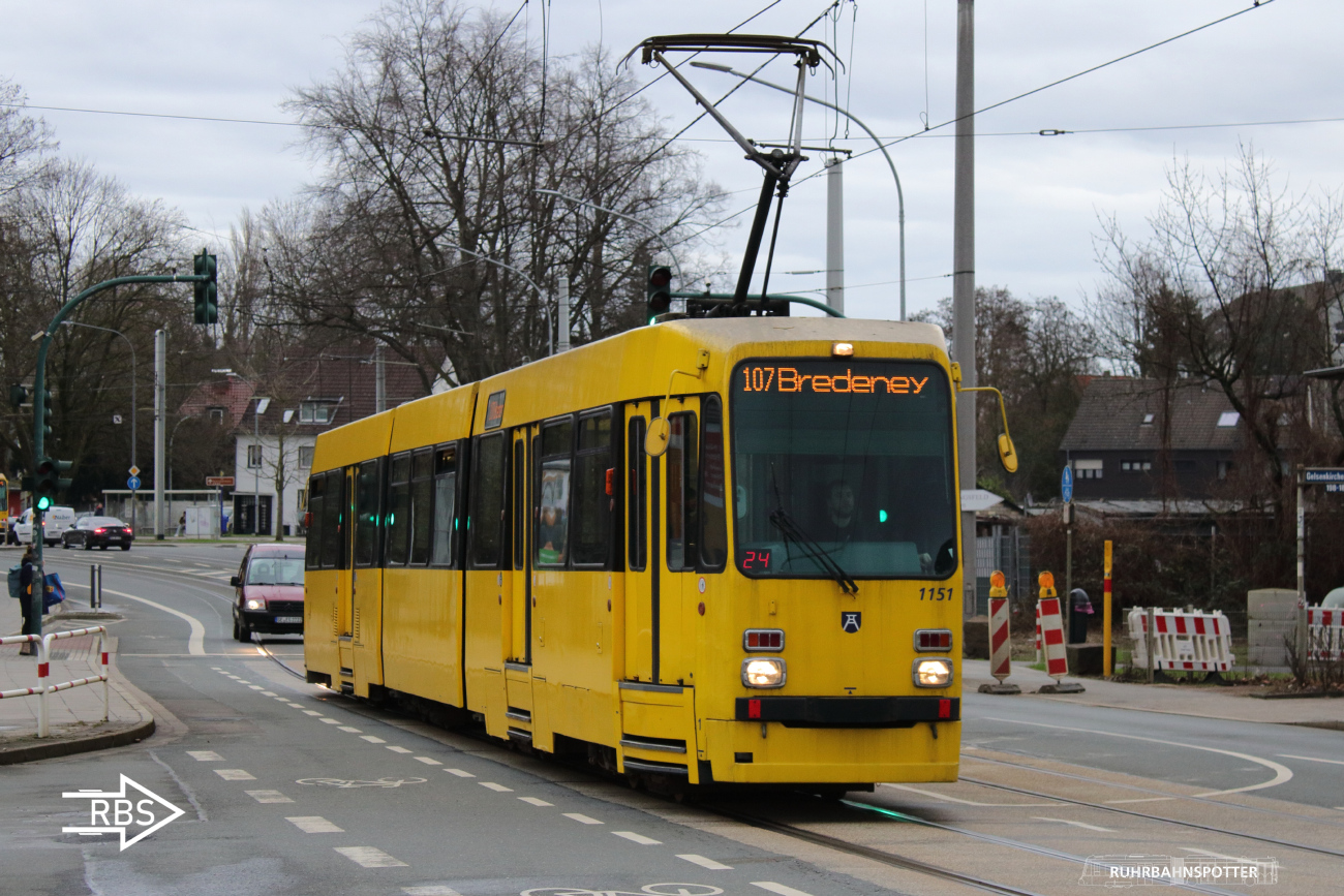 Эссен – Мюльхайм-ан-дер-Рур, Duewag M8C № 1151