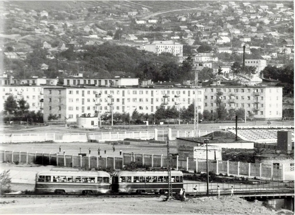 Владивосток — Исторические фотографии — трамвай (1946-1970)