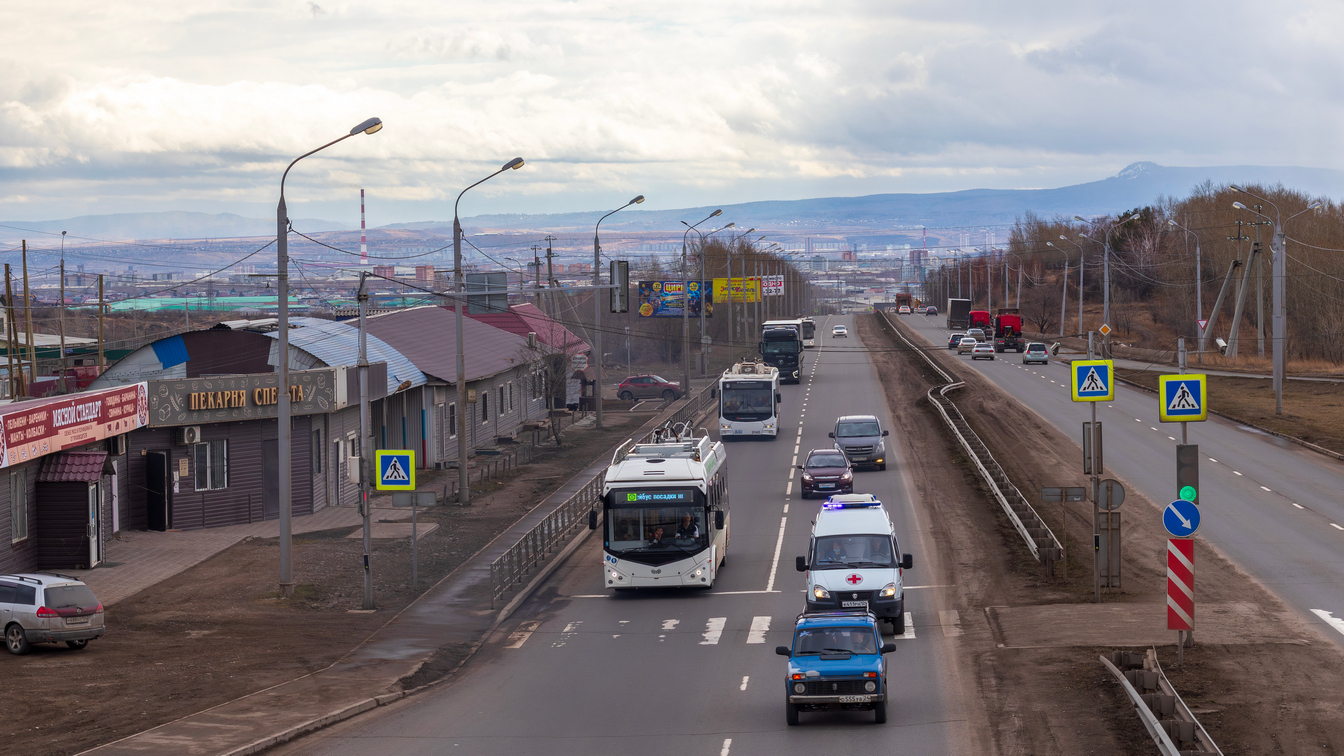 Красноярск, БЕЛРУС К321 (32100D) № б/н; Красноярск — Обкатка троллейбусов в микрорайоне Солнечный [2024]