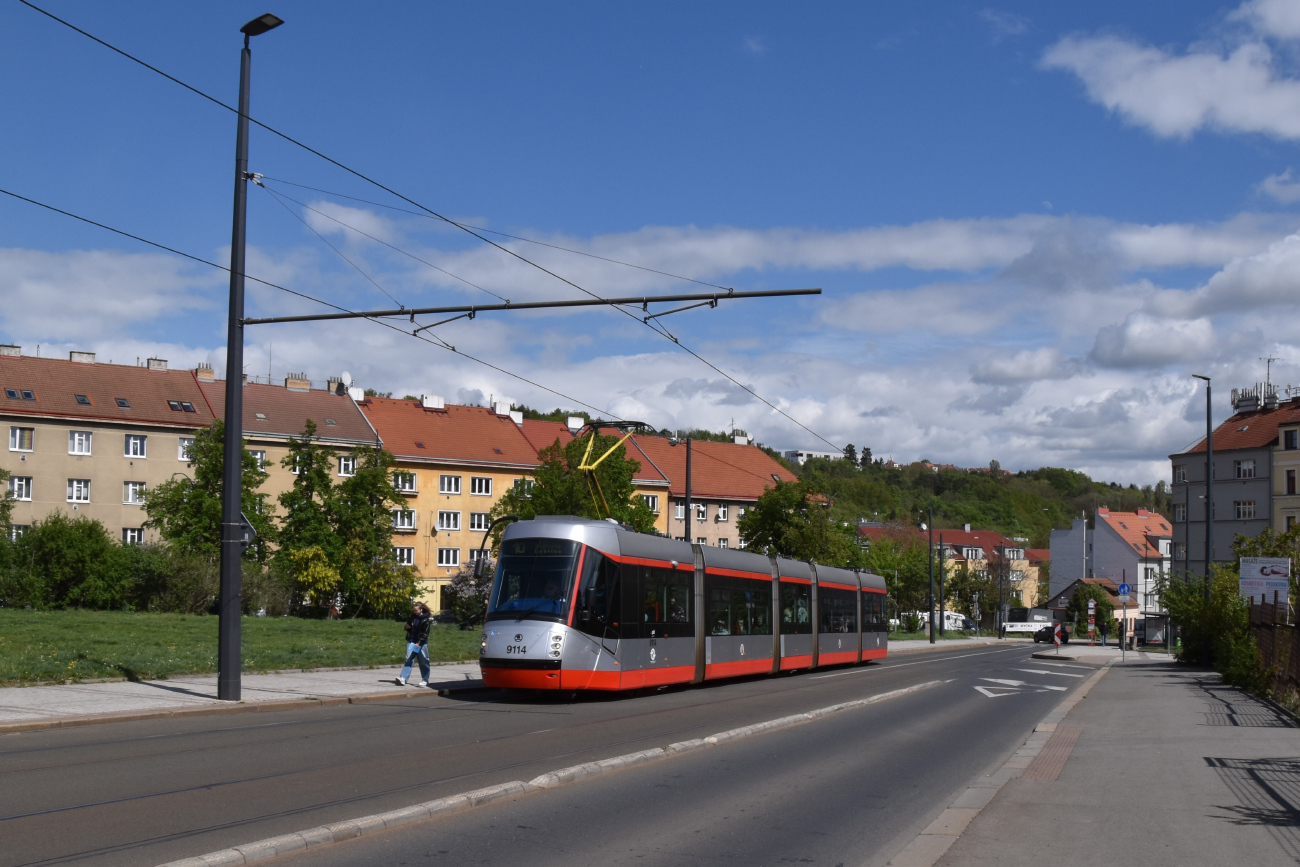 Прага, Škoda 14T Elektra № 9114