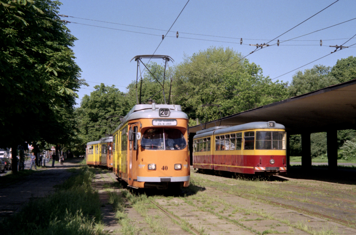 Лодзь, Duewag GT6 № 40; Лодзь — 20 лет вагонов GT6 в Лодзи — 05.06.2010