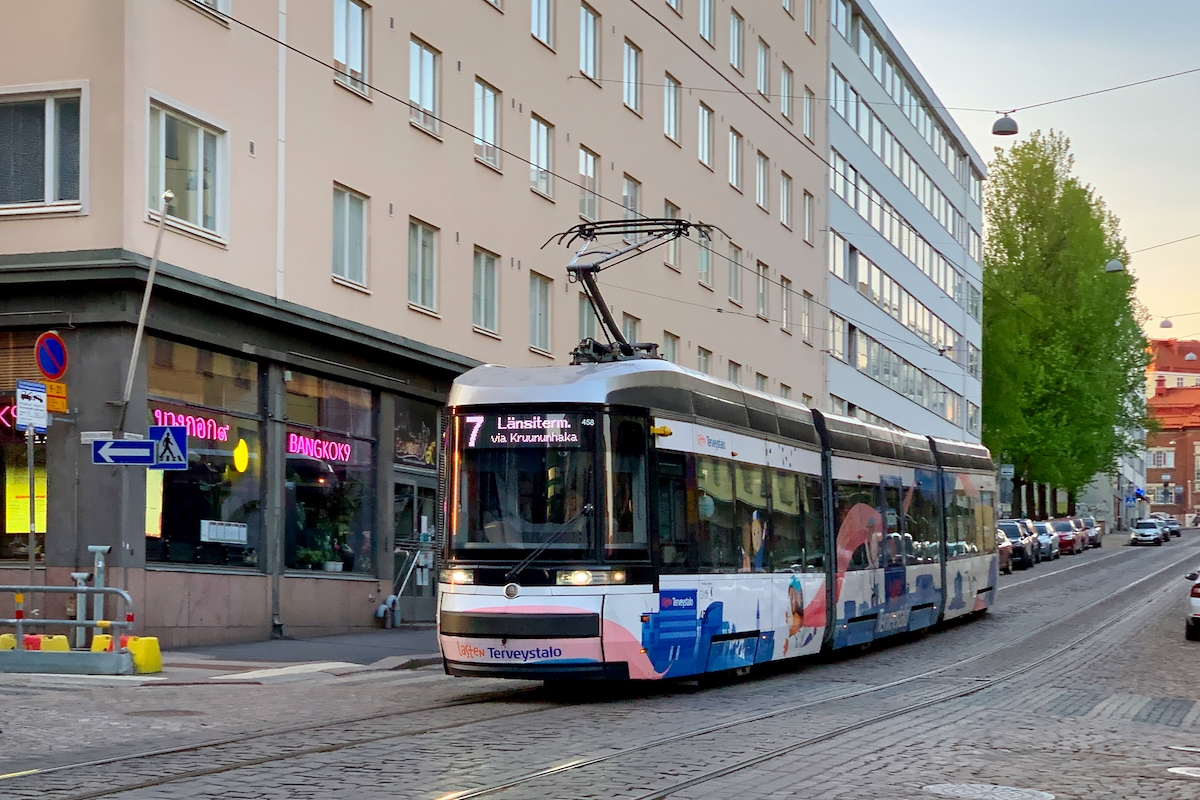 Хельсинки — Эспоо, Škoda ForCity Smart Artic MLNRV3 № 458