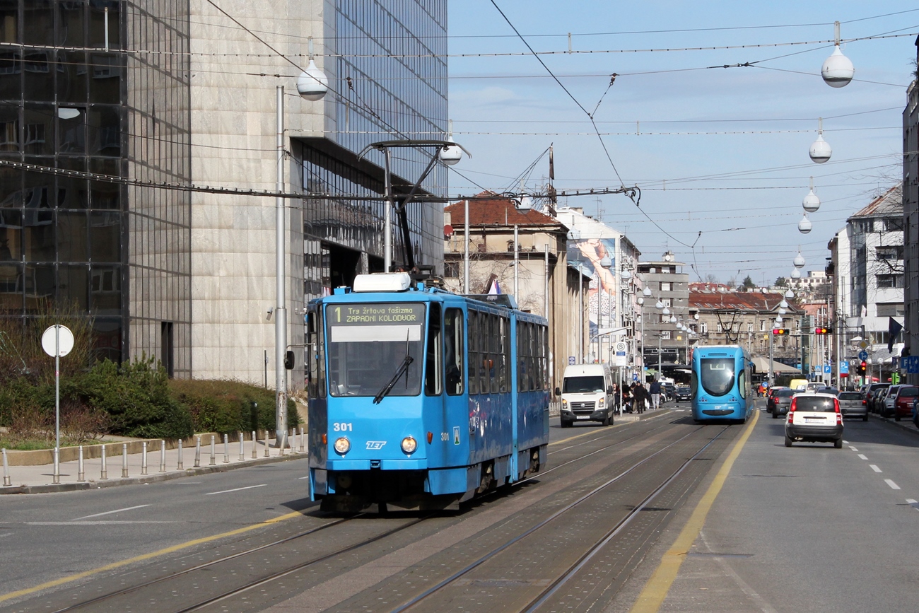 Загреб, Tatra KT4YU № 301