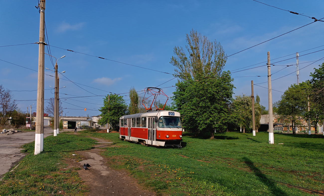 Харьков, Tatra T3SUCS № 424
