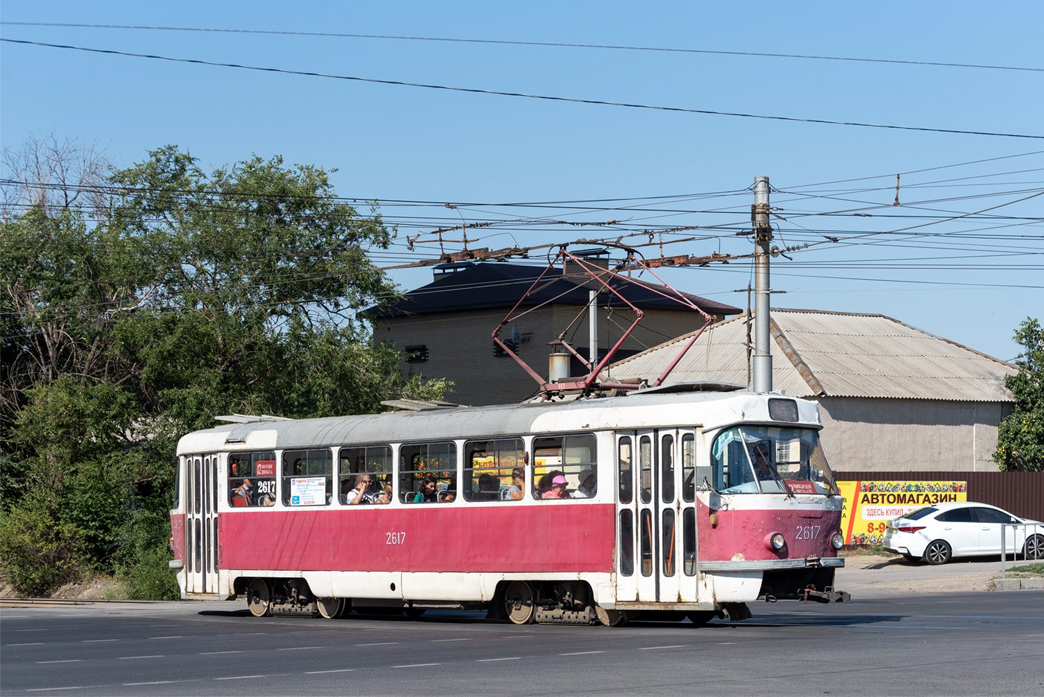 Волгоград, Tatra T3SU (двухдверная) № 2617