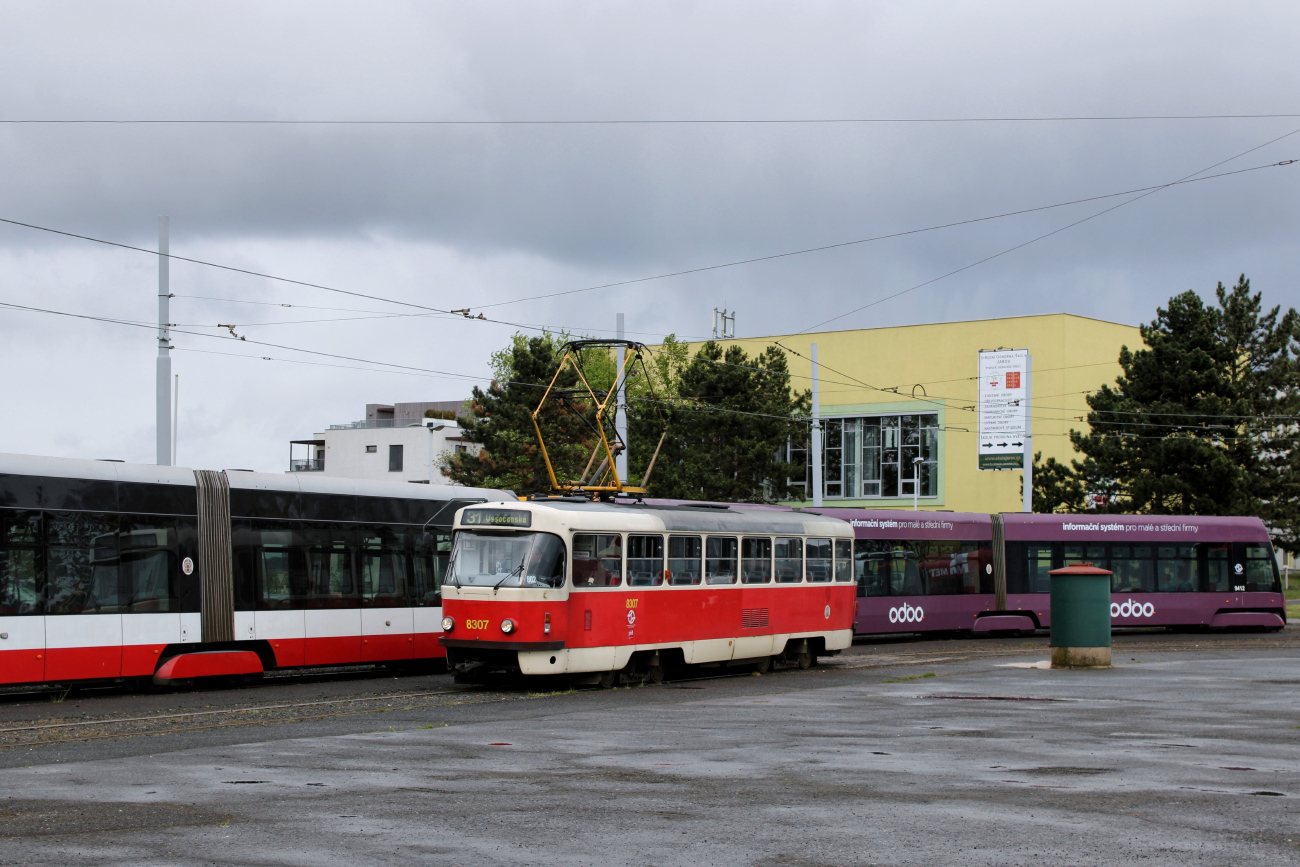 Прага, Tatra T3R.P № 8307
