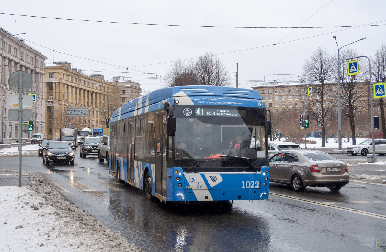 Санкт-Петербург, Тролза-5265.08 «Мегаполис» № 1022