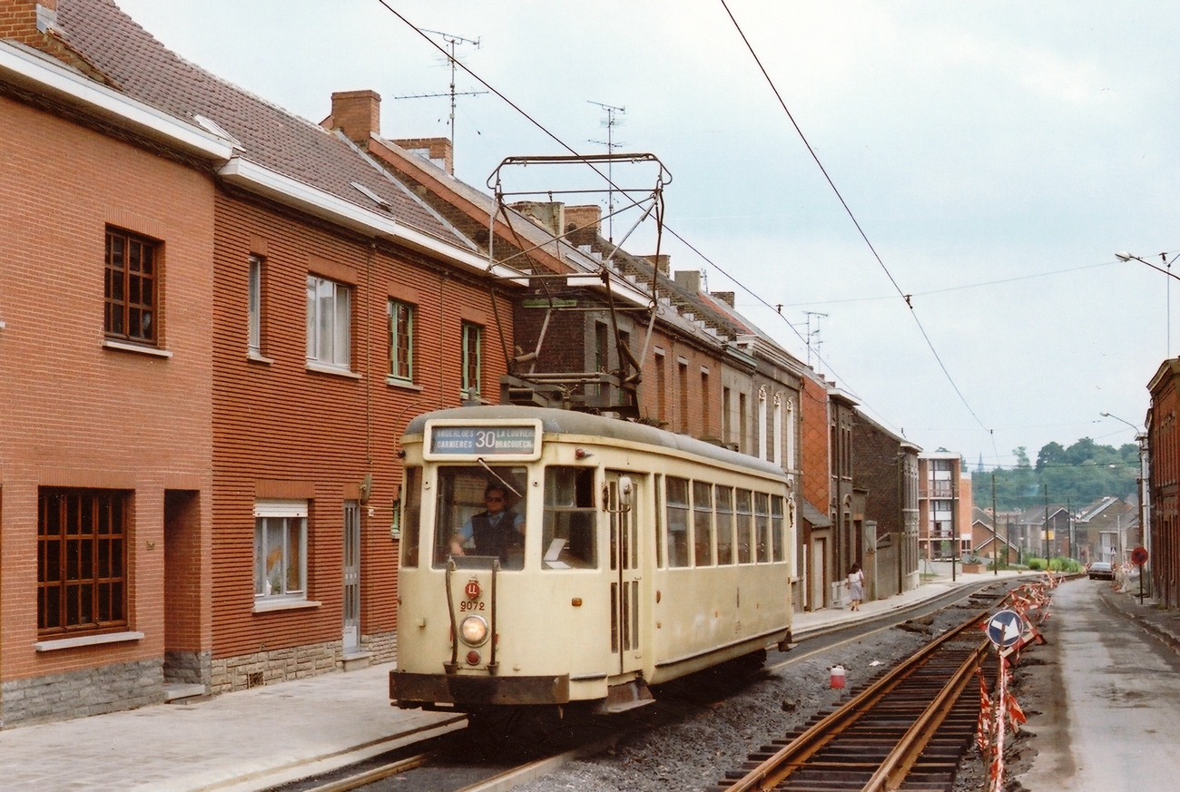 Шарлеруа, SNCV S моторный № 9072; Шарлеруа — Старые фотографии (SNCV)
