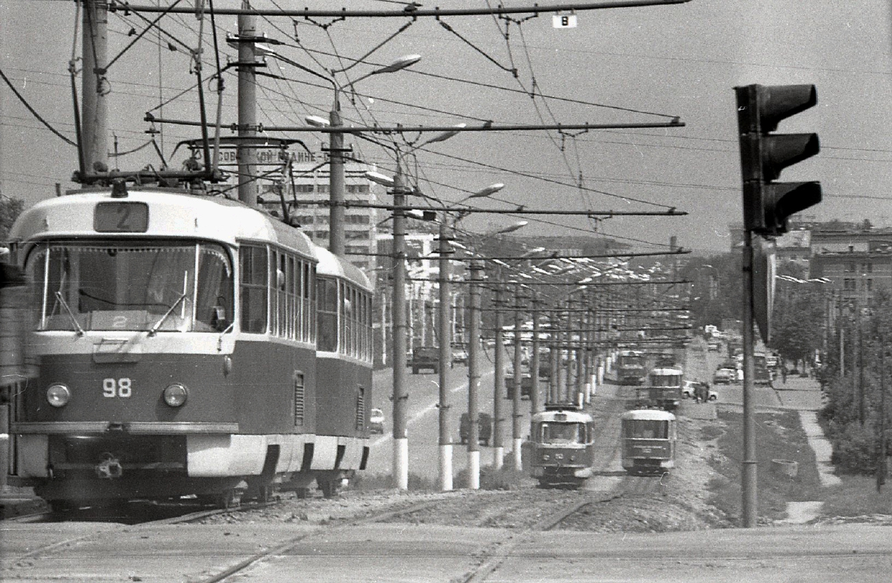 Тула, Tatra T3SU (двухдверная) № 98; Тула — Старые фотографии