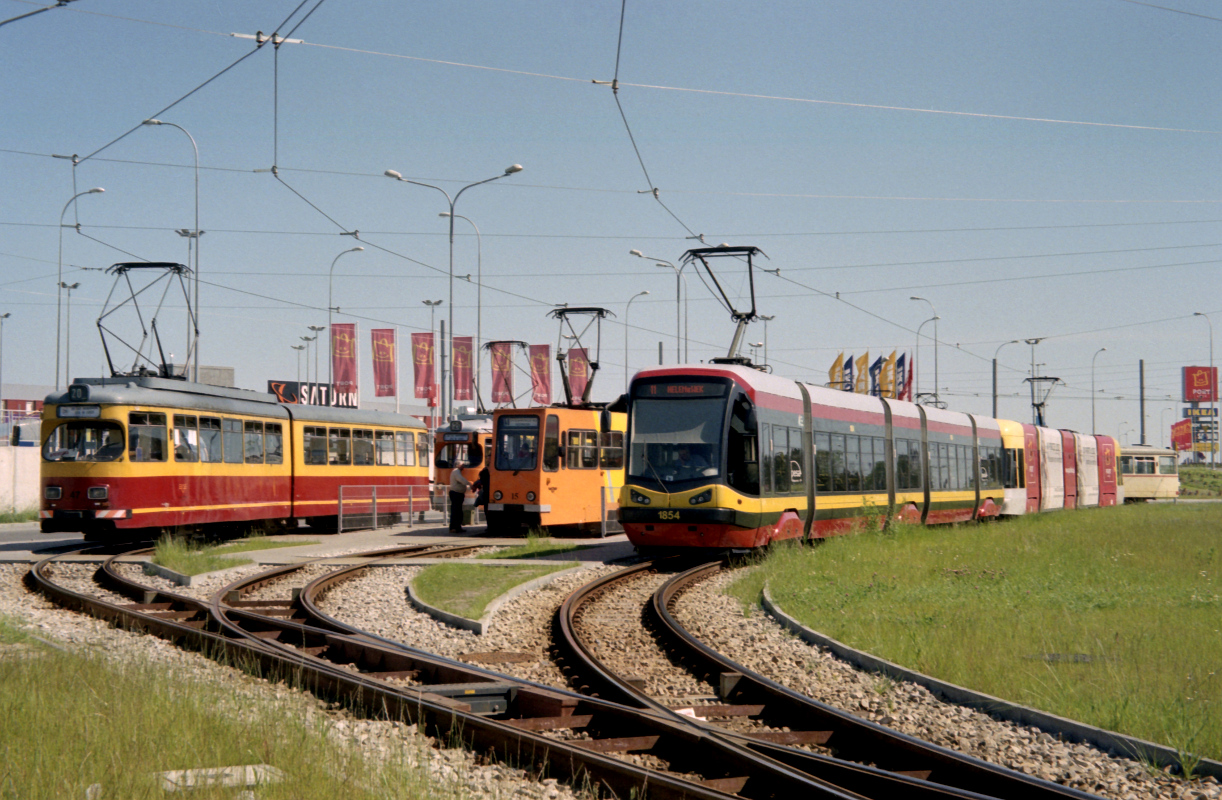 Лодзь, PESA Tramicus 122N № 1854; Лодзь — 20 лет вагонов GT6 в Лодзи — 05.06.2010