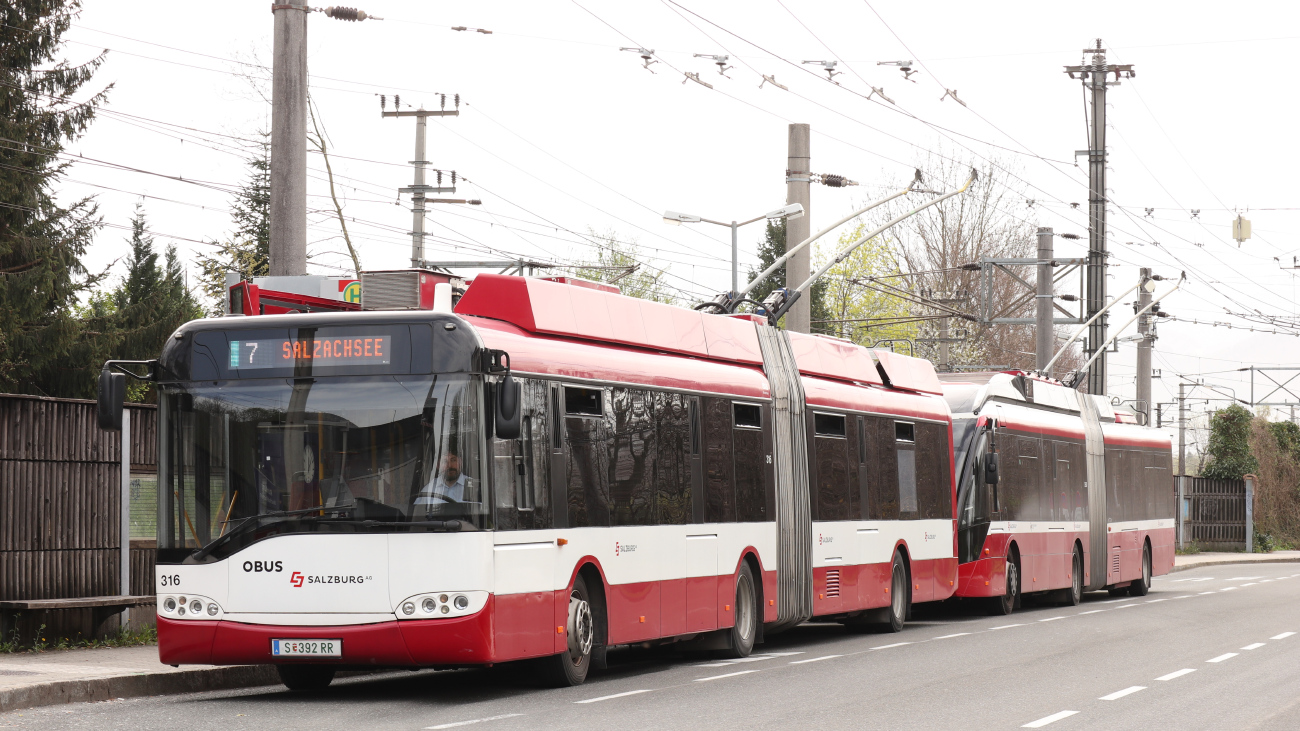 Зальцбург, Solaris Trollino II 18 AC № 316
