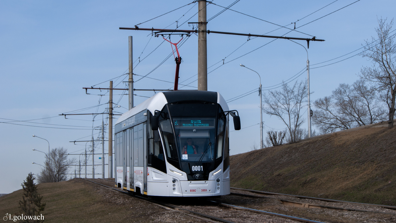 Красноярск, 71-911ЕМ «Львёнок» № 0001