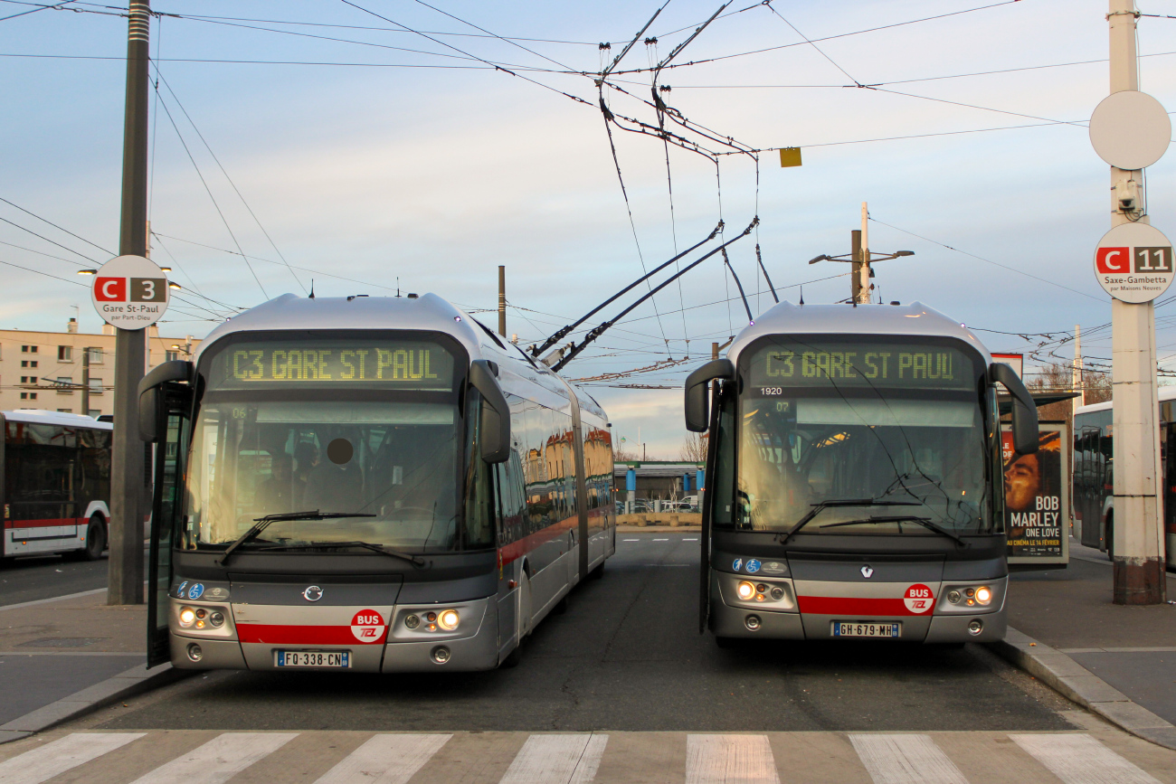 Лион, Irisbus Cristalis ETB 18 № 1922; Лион, Irisbus Cristalis ETB 18 № 1920