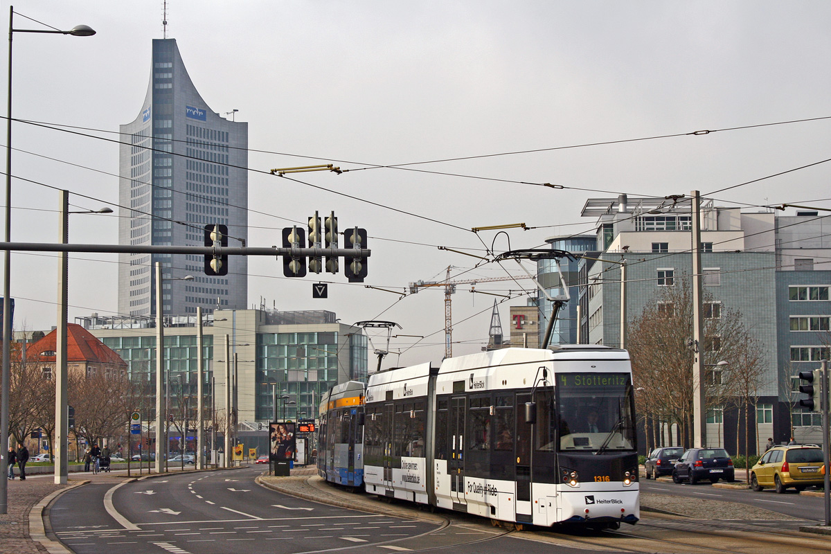 Лейпциг, Leoliner Fahrzeug-Bau Leipzig NGTW6L № 1316