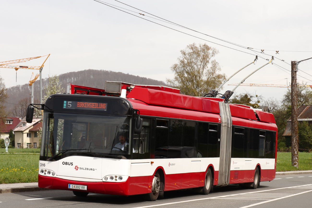 Salzburg, Solaris Trollino II 18 AC č. 316