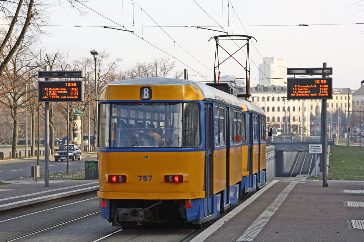 Лейпциг, Tatra B4D-M № 757