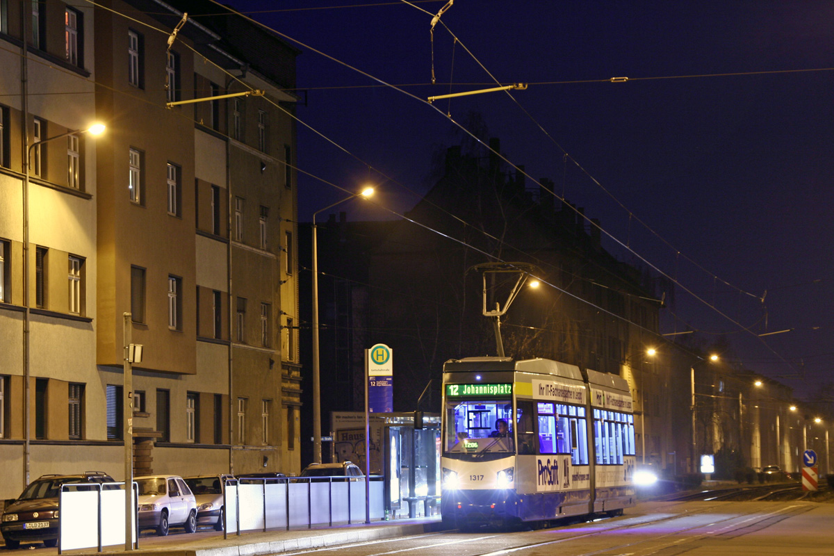 Лейпциг, Leoliner Fahrzeug-Bau Leipzig NGTW6L № 1317