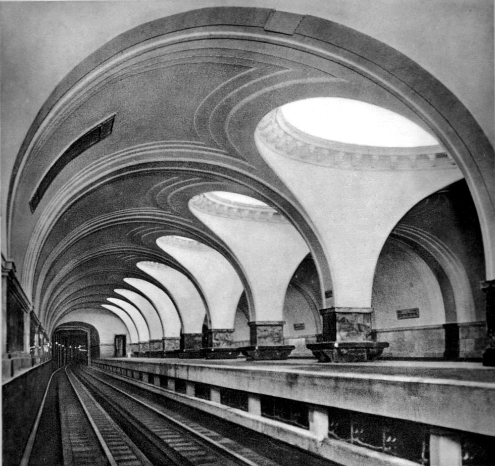 Moscow — Metro — [2] Zamoskvoretskaya Line; Moscow — Metropolitan — historical photos (1933-1991)