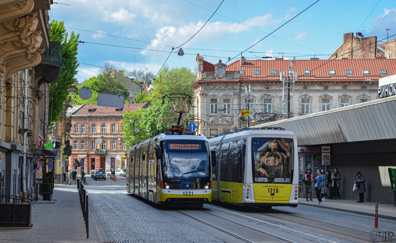 Львов, Electron T5L64 № 1221