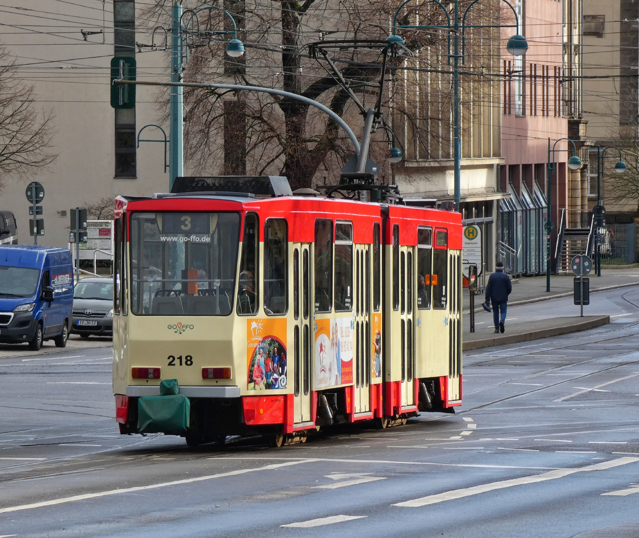 Frankfurt an der Oder, Tatra KT4DM № 218 Frankfurt an der Oder, Tatra KT4DM № 218