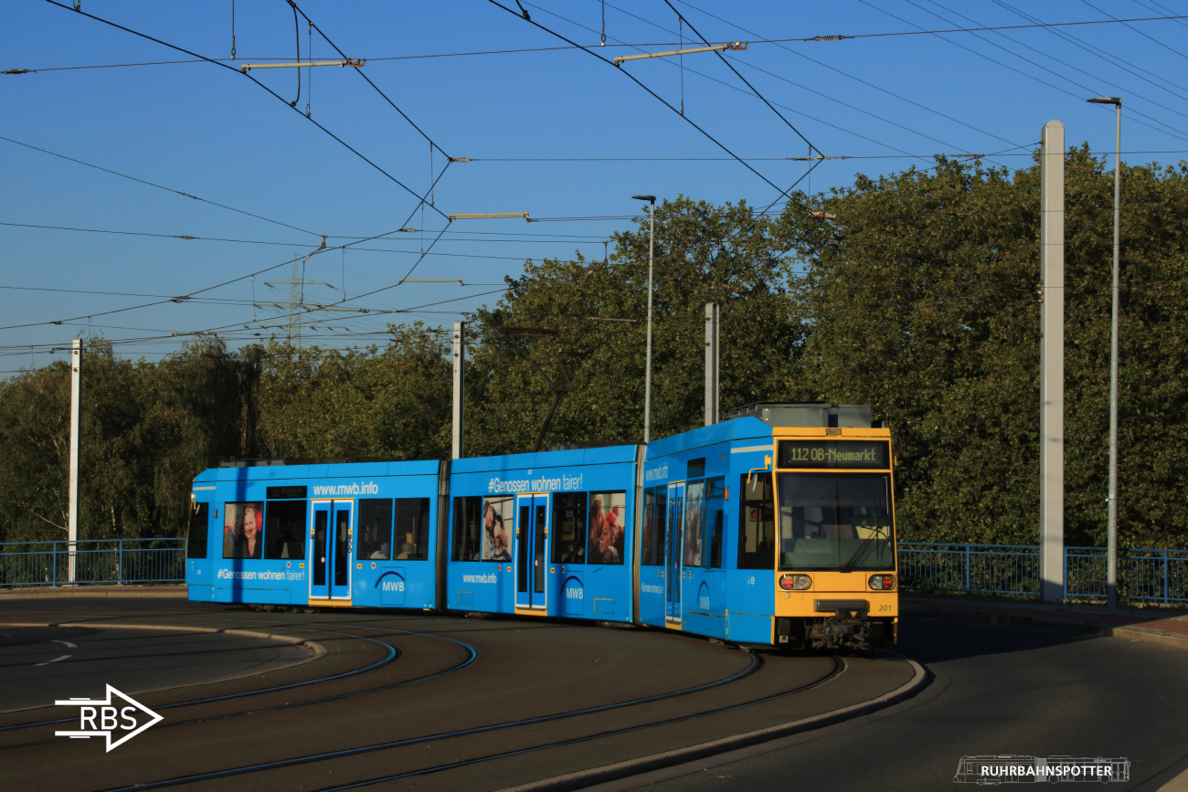 Essen – Mülheim an der Ruhr, Duewag MGT6D № 201