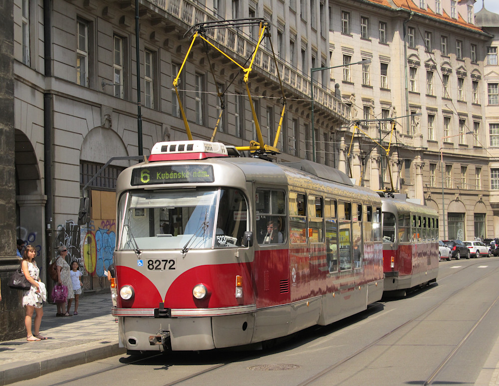 Прага, Tatra T3R.PLF № 8272