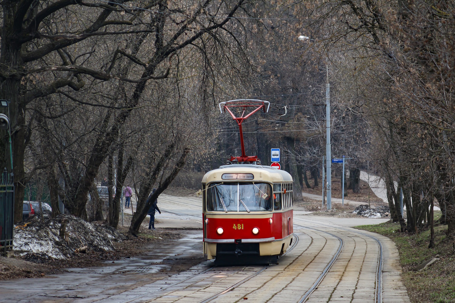 Москва, Tatra T3SU (двухдверная) № 481; Москва — Празднование 125-летия Московского трамвая (репетиции парада 29.03.2024 и 03.04.2024, парад и выставка трамваев 06.04.2024)