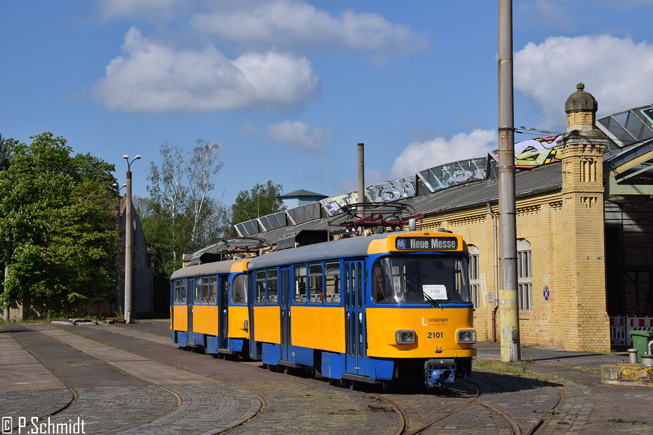 Лейпциг, Tatra T4D-M1 № 2101; Лейпциг — Отправка трамваев Tatra в Украину (Днепр)