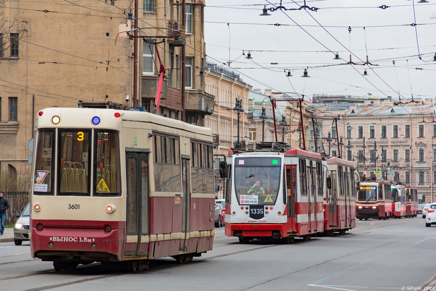 Санкт-Петербург, ЛМ-68М2 (мод. СПб ГЭТ) № 3601