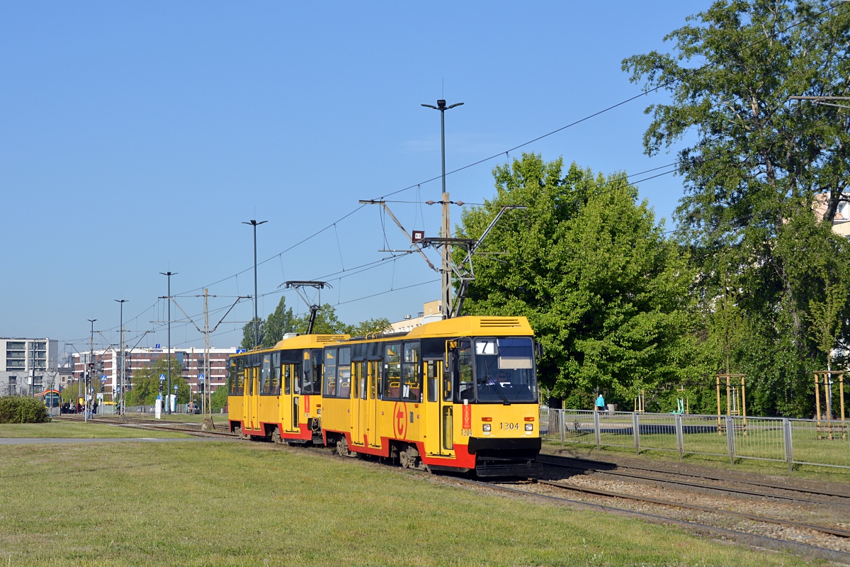 Варшава, Konstal 105Na № 1304