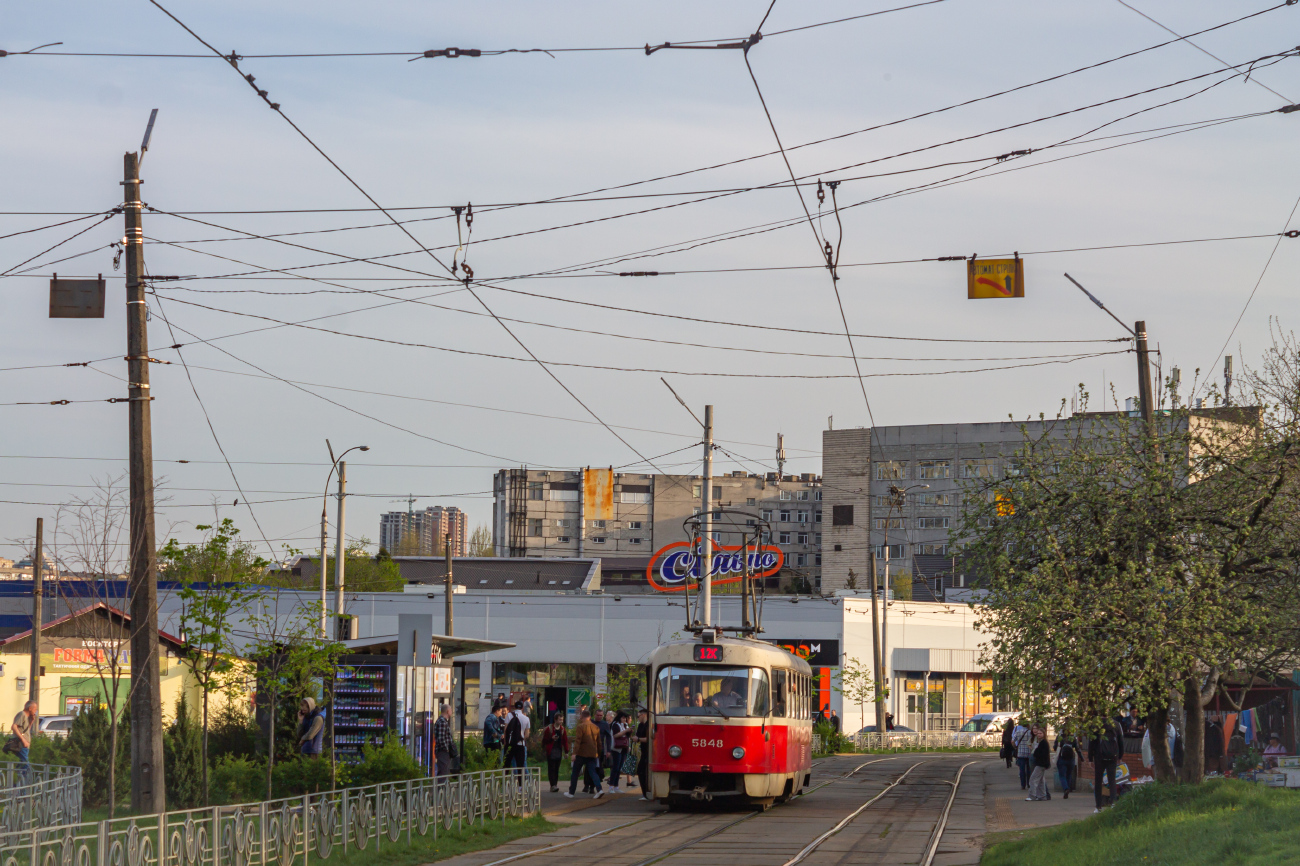 Киев, Tatra T3SU № 5848