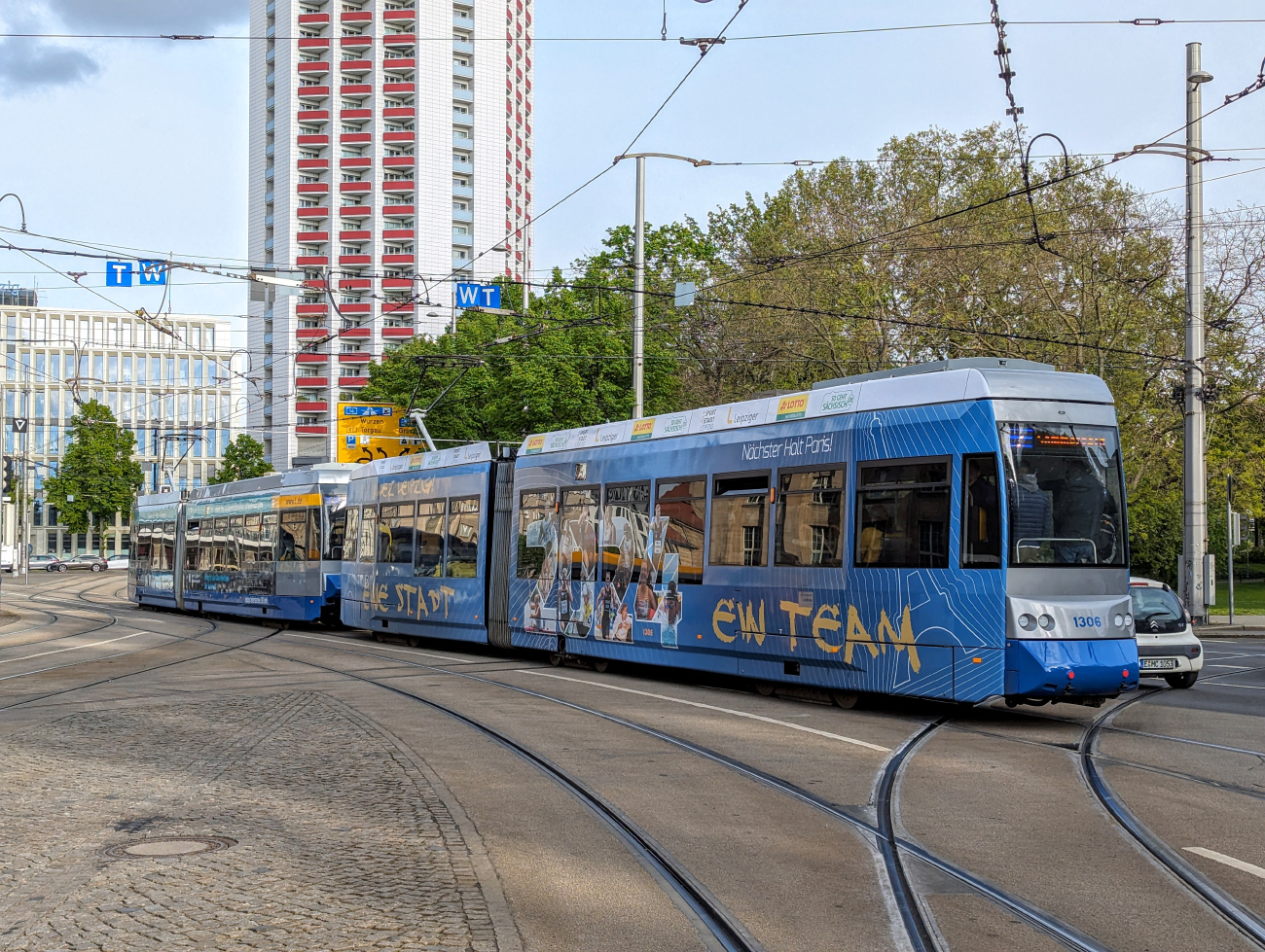 Лейпциг, Leoliner Fahrzeug-Bau Leipzig NGTW6L № 1306