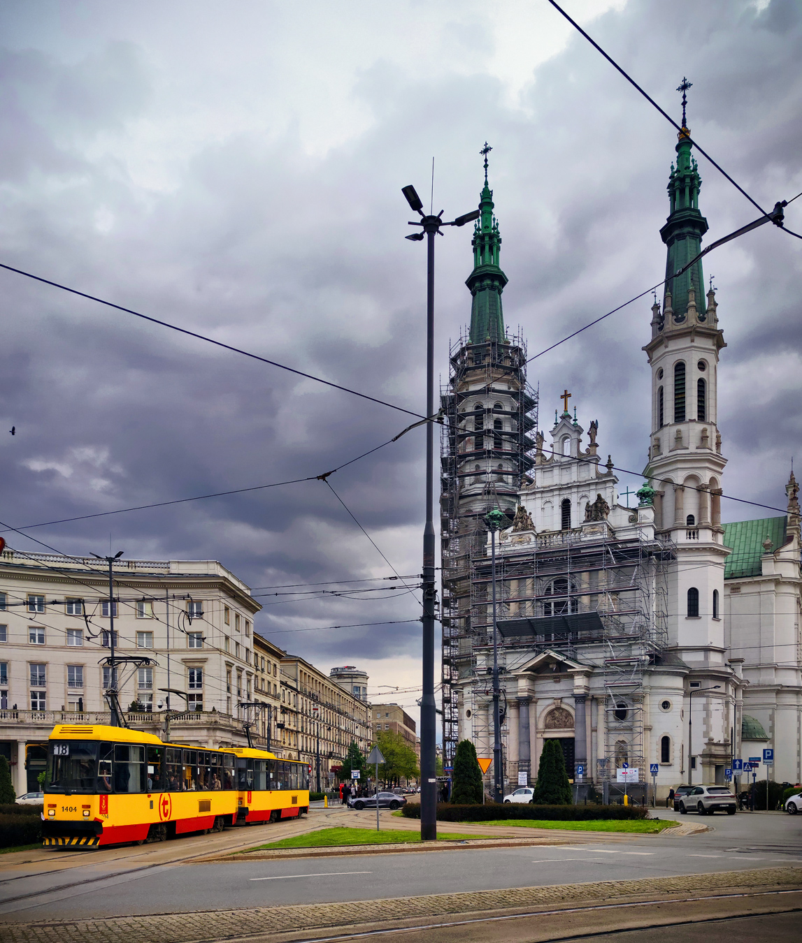 Варшава, Konstal 105Ne № 1404