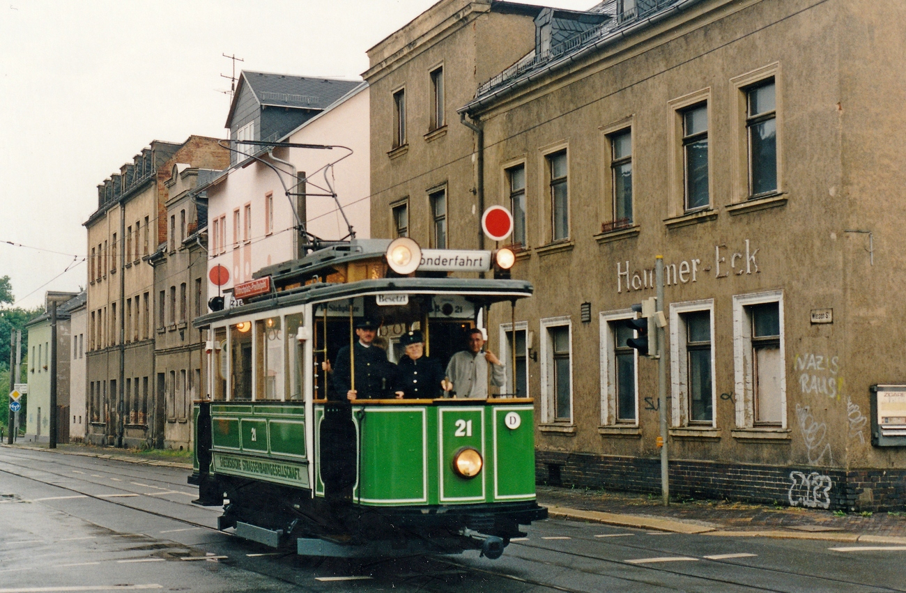 Plauen, MAN/AEG 2-axle motor car Nr. 21