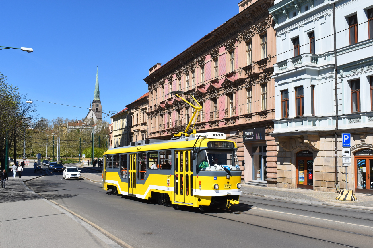 Пльзень, Tatra T3R.PLF № 332