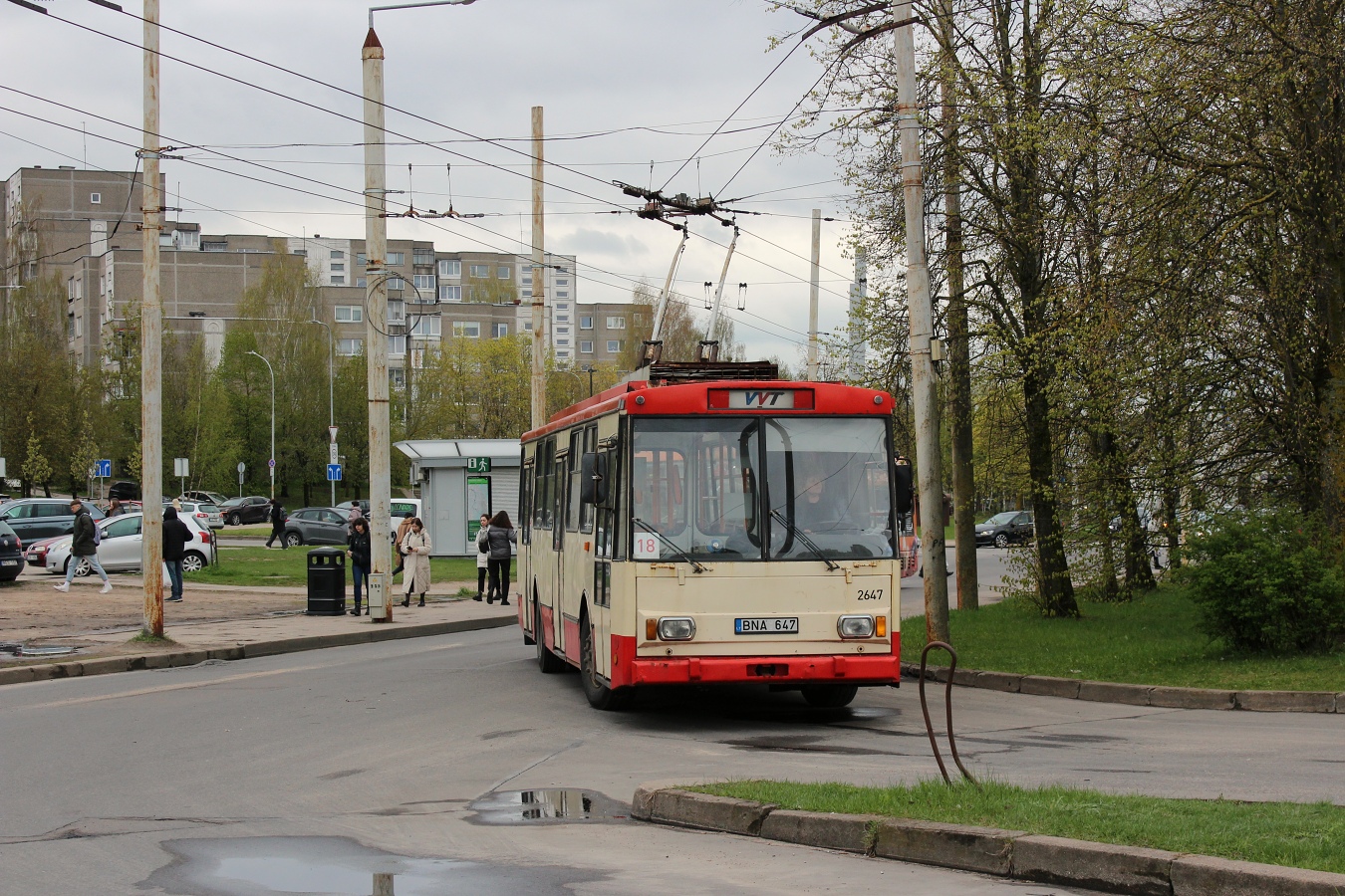 Vilnius, Škoda 14Tr13/6 Br. 2647 Vilnius, Škoda 14Tr13/6 Br. 2647