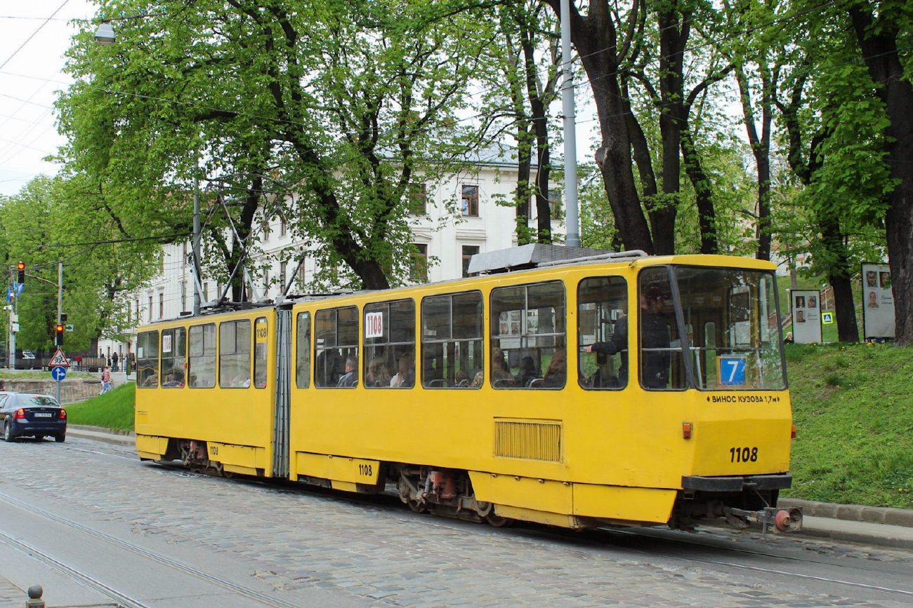 Львов, Tatra KT4SU № 1108