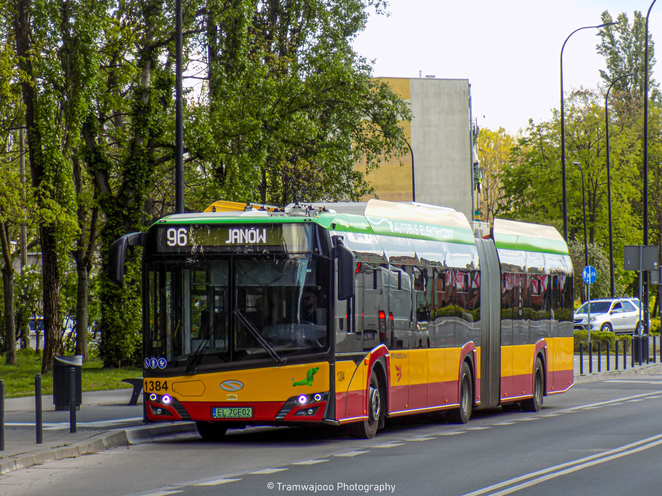 Łódź, Solaris Urbino IV 18 Electric № 1384