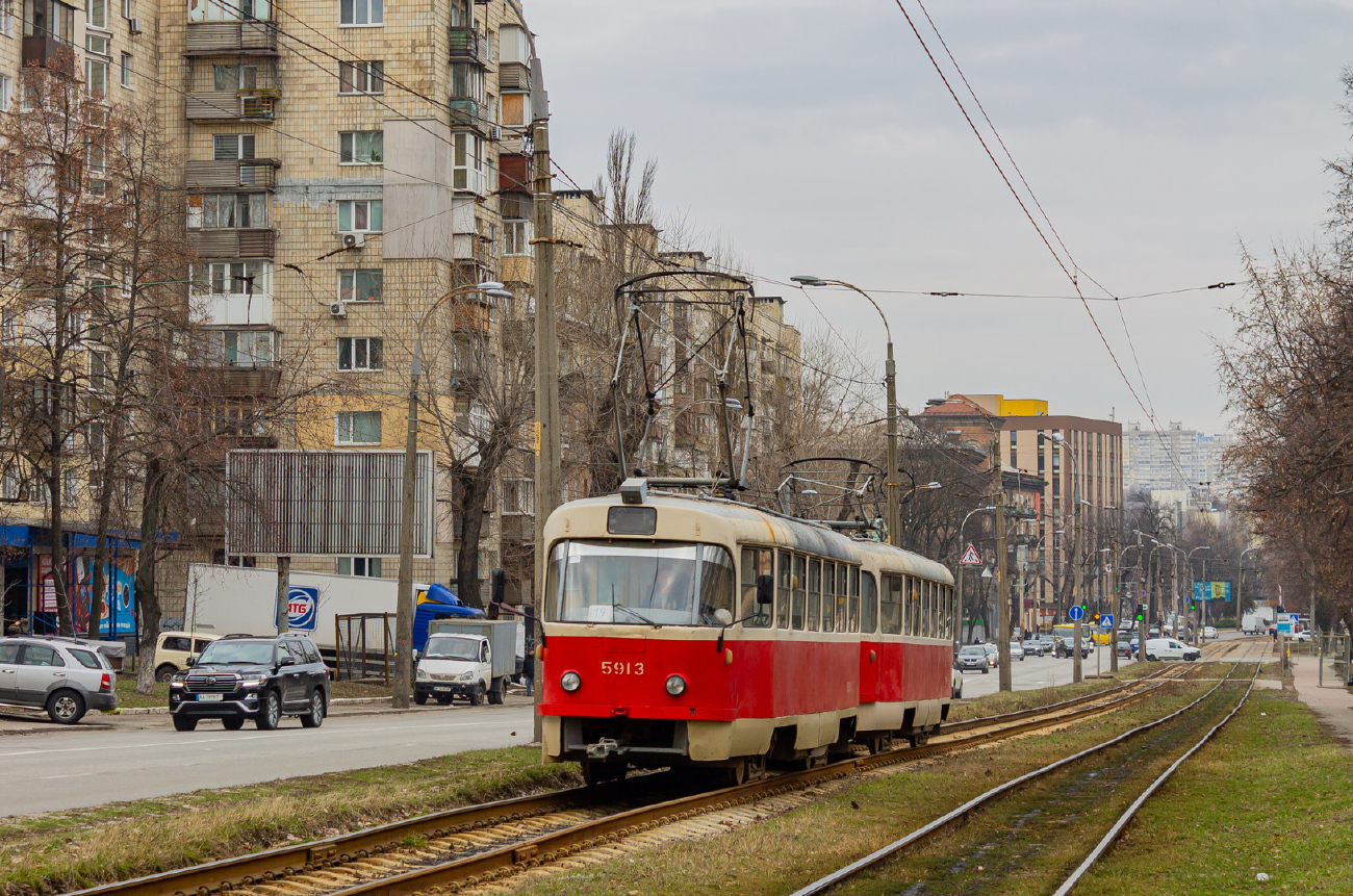 Киев, Tatra T3SU № 5913