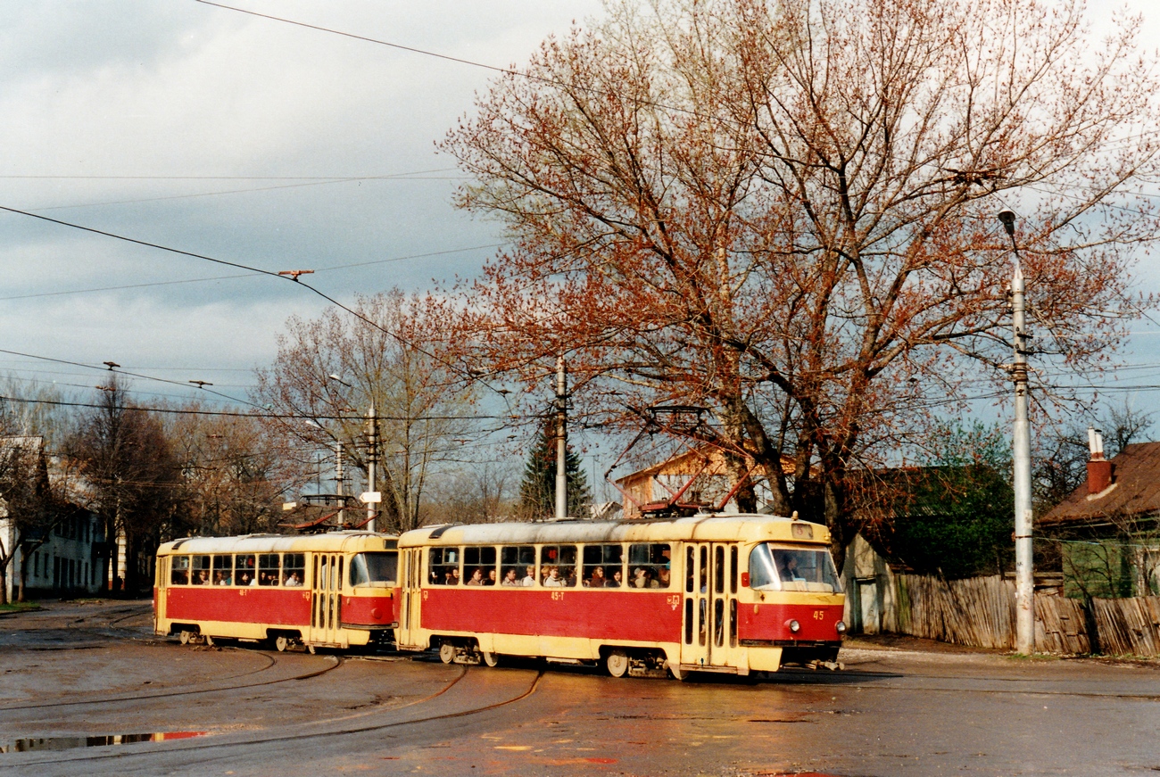 Тула, Tatra T3SU (двухдверная) № 45