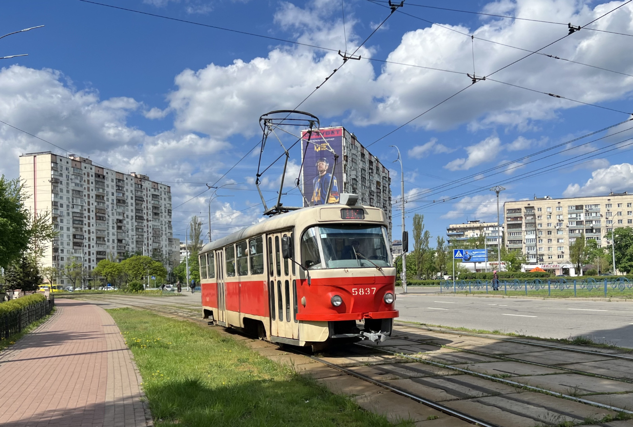 Киев, Tatra T3SU № 5837